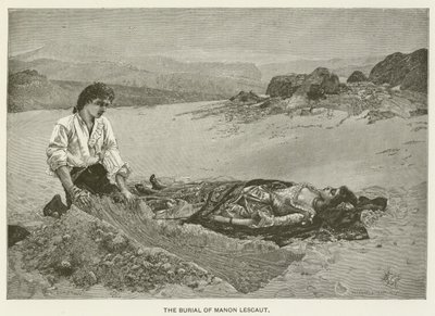 Pogrzeb Manon Lescaut autorstwa Pascal Adolphe Jean Dagnan Bouveret