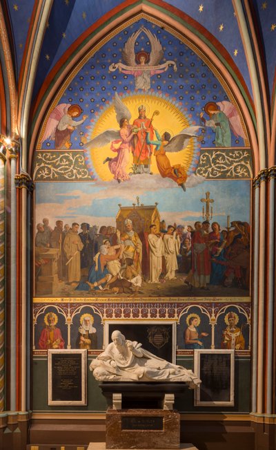 Wnętrze Notre Dame de Paris, 2024 r. (zdjęcie ilustracyjne) autorstwa Pascal Lemaitre