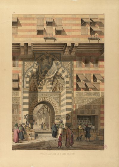 Sabil-Kuttab sułtana Qaitbay autorstwa Pascal Xavier Coste