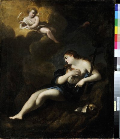 Marie Madeleine penitente (olej na płótnie) autorstwa Pasqualino