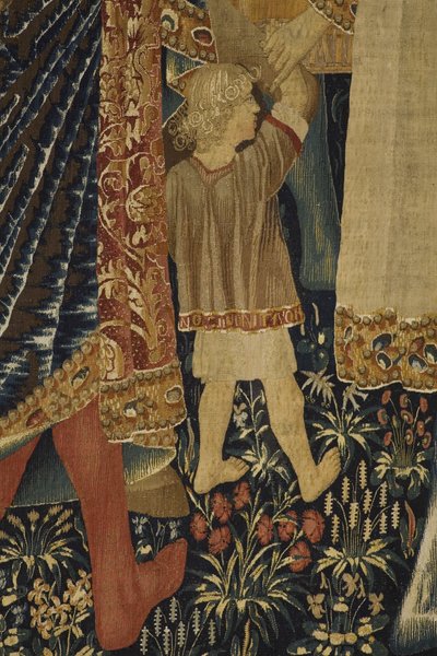 Gobelin z Pastrany. koniec XV wieku (gobelin) autorstwa Pasquier (workshop of) Grenier