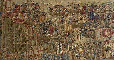 Gobeliny Pastrana, produkcja Tournai, prawdopodobnie z warsztatu Passchiera Greniera, ok. 1471-1475 (gobelin) autorstwa Pasquier (workshop of) Grenier