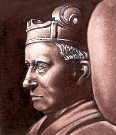 Karol VI z Francji autorstwa Pat (1907-95) Nicolle