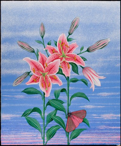 Nocna zmiana, 2011 (akryl na perkalu) autorstwa Pat Scott