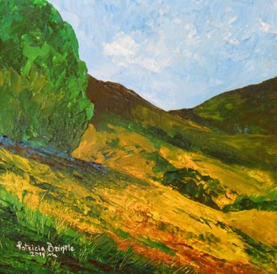 Morne La Selle, 2015 (akryl na płótnie) autorstwa Patricia Brintle