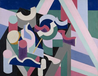 Peinture Nature morte, ok. 1924 (olej i grafit na płótnie) autorstwa Patrick Henry Bruce