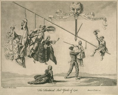 Stocznia Teatralna z 1750 r. rycina autorstwa Patrick OBrian