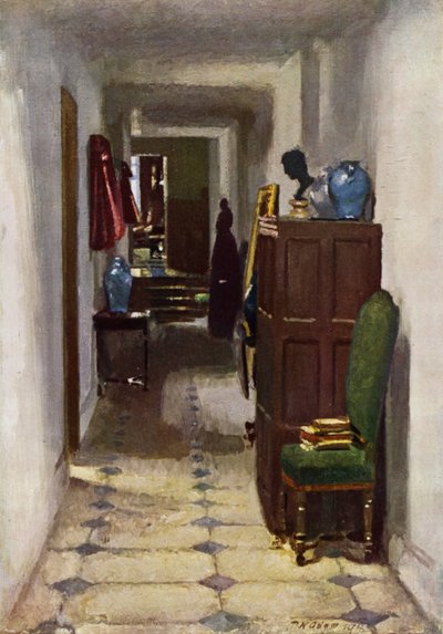Dom Sir Lewisa Malleta, Ebury Street (kolor lito) autorstwa Patrick William Adam