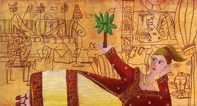 Atena, 2021 (akryl cyfrowy) autorstwa Patrizia La Porta