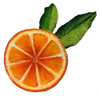 Owoce, 2021 (akryl na papierze) autorstwa Patrizia La Porta