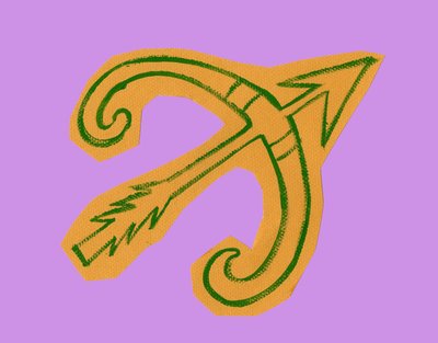 Horoskop: znak Strzelca. autorstwa Patrizia La Porta