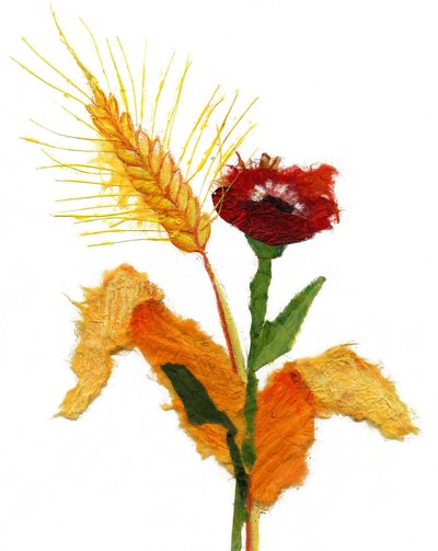 Natura, 2021 (akryl na papierze) autorstwa Patrizia La Porta