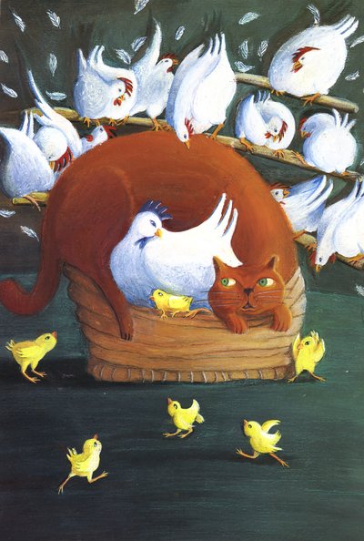 Periwinkle Hen autorstwa Patrizia La Porta