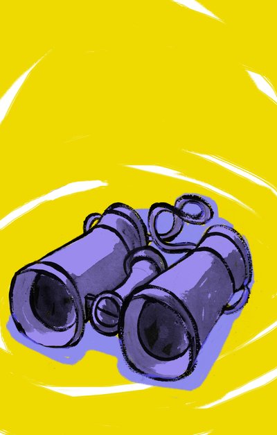 Teleskop, 2021 (cyfrowy) autorstwa Patrizia La Porta