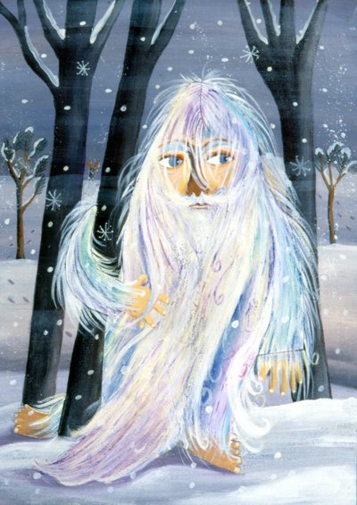 Yeti - ilustracja autorstwa Patrizia La Porta, 2000 r. autorstwa Patrizia La Porta