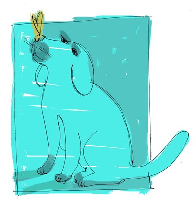 dog, 2000 (Digital) autorstwa Patrizia La Porta