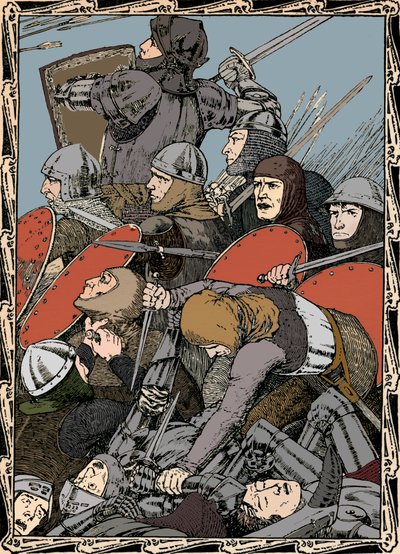 W bitwie pod Agincourt, 1902 autorstwa Patten Wilson
