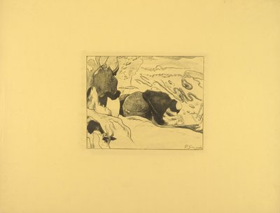 Praczki autorstwa Paul Gauguin
