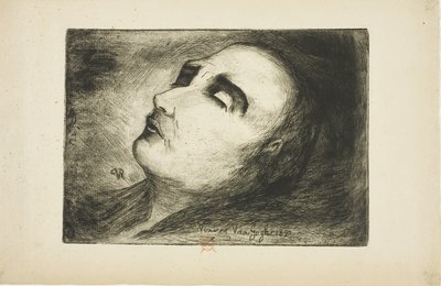 Vincent van Gogh na łożu śmierci autorstwa Paul (1828 1909) Gachet