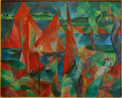Czerwone żagle autorstwa Paul Adolf Seehaus
