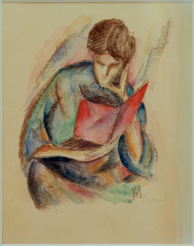 Lesende Frau autorstwa Paul Adolf Seehaus