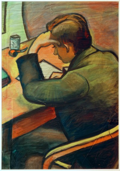 Portret (Hans Simsa) autorstwa Paul Adolf Seehaus