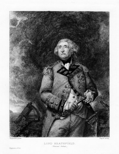 George Augustus Eliott, Lord Heathfield, 1890. autorstwa Paul Adolphe Rajon