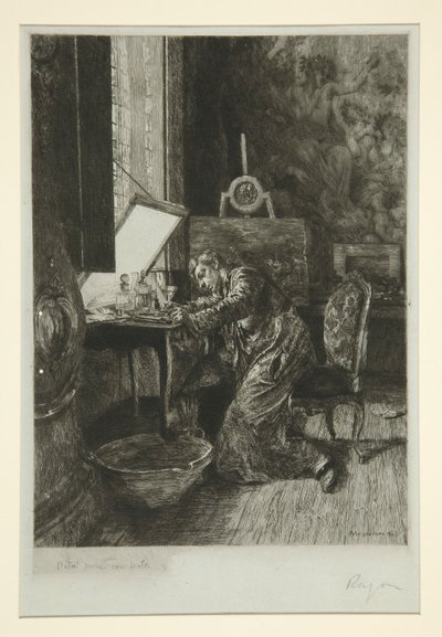 Malarz autorstwa Paul Adolphe Rajon
