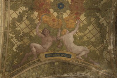 Dekoracje sklepienia perystylu w Petit Palais, w latach 1909-1910 (dekoracja architektoniczna) autorstwa Paul Albert Baudouin