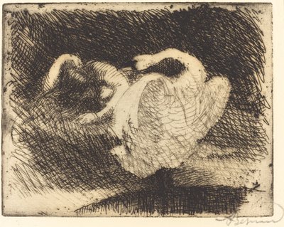 Śpiąca Leda Leda zasypia, 1913. autorstwa Paul Albert Besnard