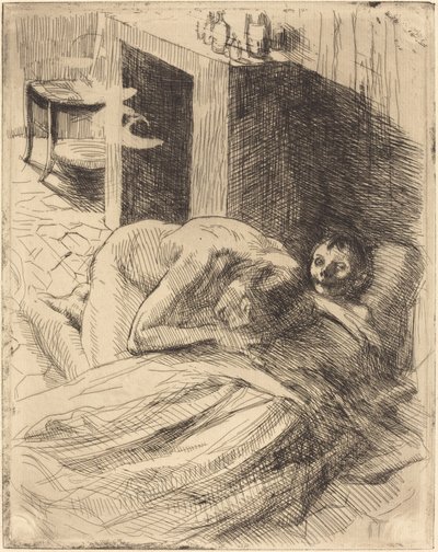Nędza Nędza, ok. godz. 1886. autorstwa Paul Albert Besnard