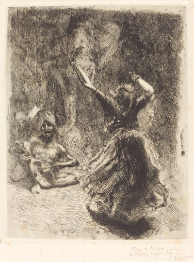 Tancerka Tanjore La bayadère de Tanjore, 1914. autorstwa Paul Albert Besnard