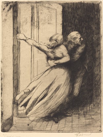 Gwałt Le Viol, c. 1886. autorstwa Paul Albert Besnard