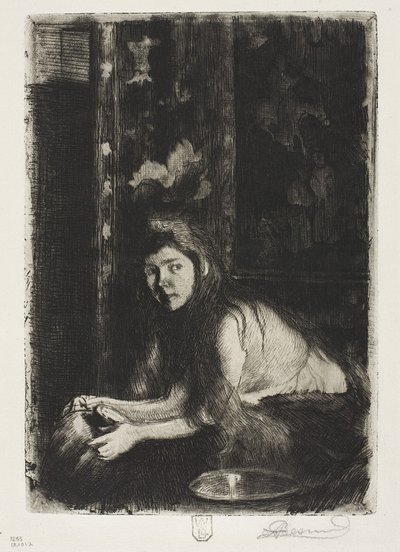 Kobieta z wazonem, 1894 autorstwa Paul Albert Besnard