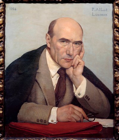 Portret francuskiego pisarza Andre Gide