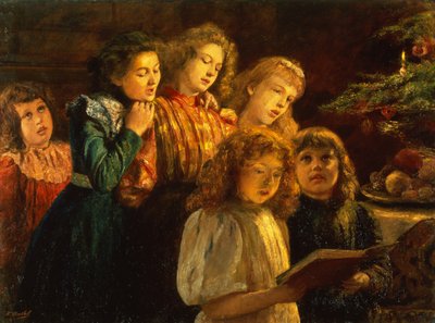 Chór (olej na płótnie) autorstwa Paul Barthel