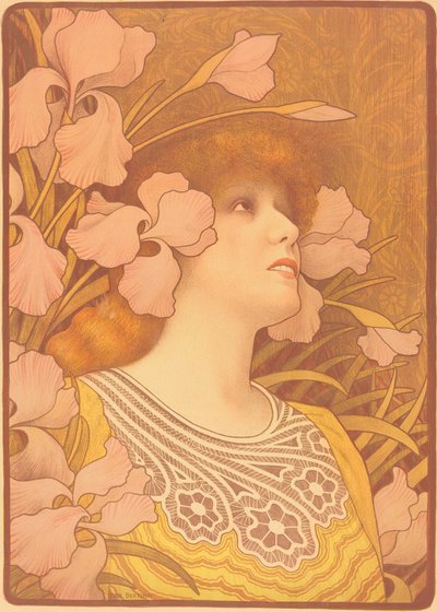 Sarah Bernhardt jako Melisande autorstwa Paul Berthon
