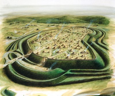 Zamek panieński, ok. V wpne, ok. 1990-2010. autorstwa Paul Birkbeck