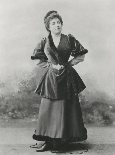 Portret Juliette Girard, ok. 1900 autorstwa Paul Boyer