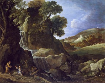 Chrystus kuszony na pustyni, 1626 autorstwa Paul Bril