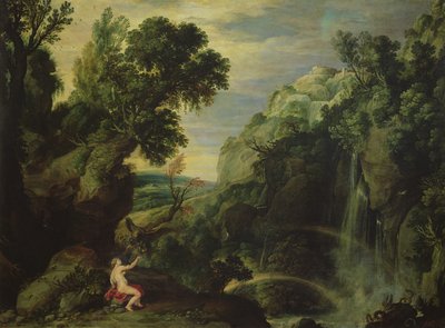 Hebe i orzeł Jowisza, 1610 autorstwa Paul Bril