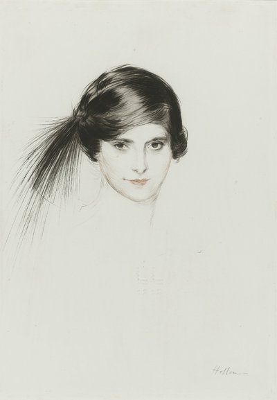 Helena Rubinstein, ok. ur. 1908 autorstwa Paul Cesar Helleu