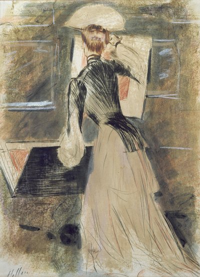Madeleine Carlier autorstwa Paul Cesar Helleu