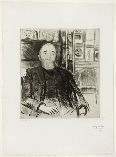 Portret Alexisa Rouarta autorstwa Paul Cesar Helleu