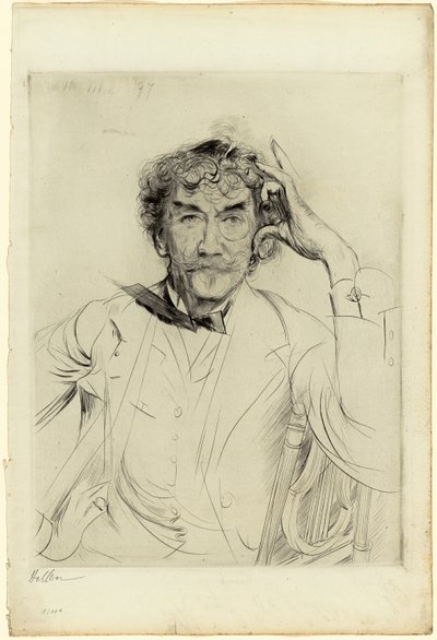 Portret Jamesa McNeilla Whistlera autorstwa Paul Cesar Helleu