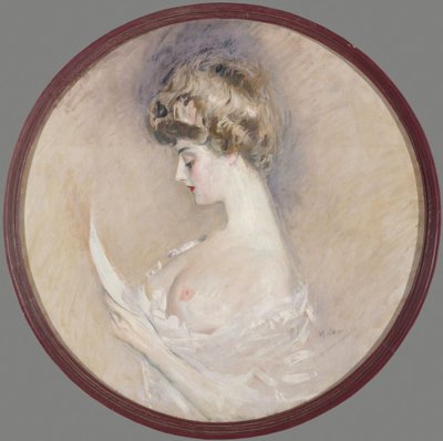 Portret Marthe Letellier z d. Fourton, ok. 1930 r. 1900. autorstwa Paul Cesar Helleu