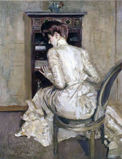 Żona artysty u jej sekretarki, ok. 1900 autorstwa Paul Cesar Helleu