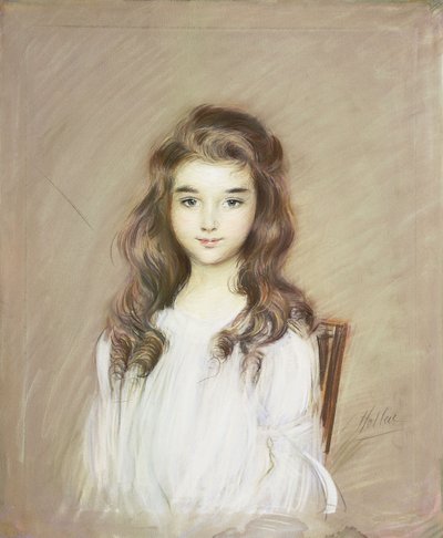 Córka markizy Łaby, ok. 1901 autorstwa Paul Cesar Helleu