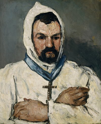 Antoine Dominique Sauveur Aubert, wujek artysty, jako mnich autorstwa Paul Cézanne