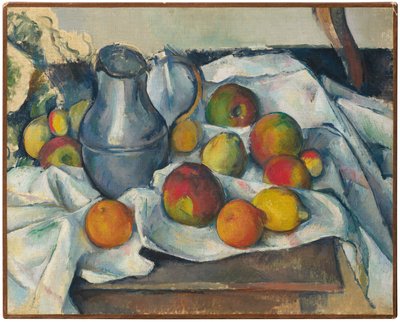 Czajnik i owoce autorstwa Paul Cézanne